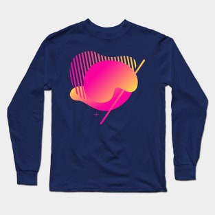 Pink yellow gradient Long Sleeve T-Shirt